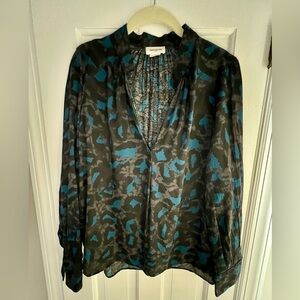 Zadig & Voltaire Tink leopard print shirt size S
